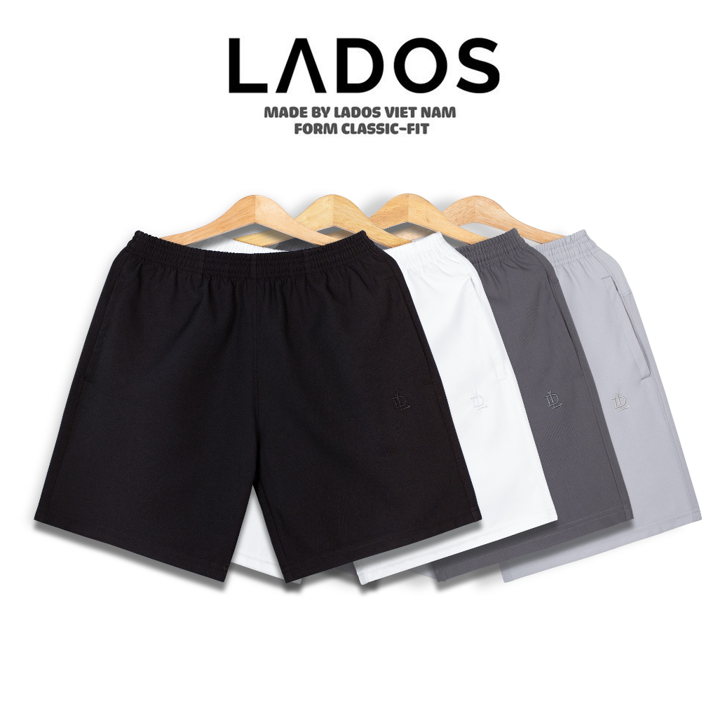 Quần short đùi Nam chất mango mịn, mát cao cấp LADOS-4099 có dây rút, túi tiện lợi, dạo phố, tập gym, chạy bộ