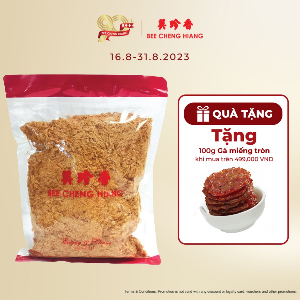 Chà bông heo cay Bee Cheng Hiang Chilli Pork Floss Chà bông Singa