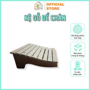 Kệ Để Chân Văn Phòng Nội Thất Nhà Xanh 82 - Được Làm Từ Gỗ Thông Nhập Khẩu Cao Cấp Mang Lại Sự Thư Giãn Chống Mài Mòn