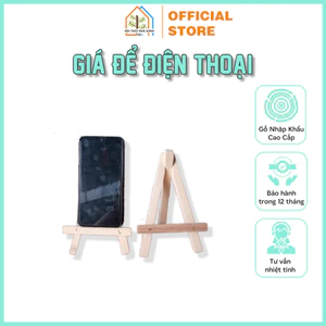 Kệ Để Điện Thoại Nội Thất Nhà Xanh 82 - Giá Để Điện Thoại Gỗ Thông Chắc Chắn, Kích Thước Nhỏ Gọn, An Toàn Sức Khỏe