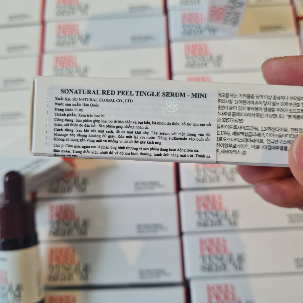 Serum peel da hóa học Red Peel Tingle serum 11ml - Út store