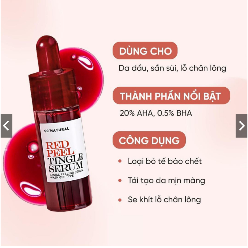 Serum peel da hóa học Red Peel Tingle serum 11ml - Út store