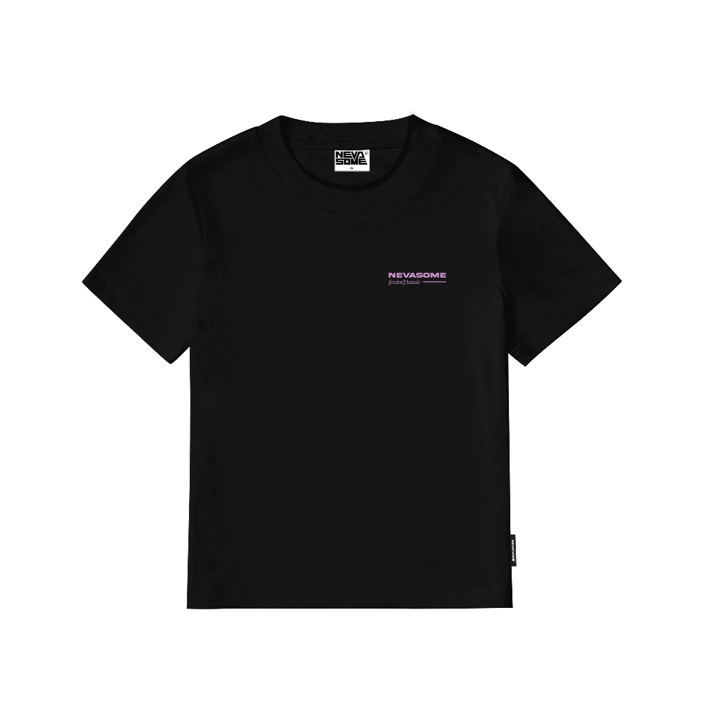 Áo thun Baby Tee 8 màu Local Brand NEVASOME Basic 230gsm Cotton Nữ Cổ Tròn