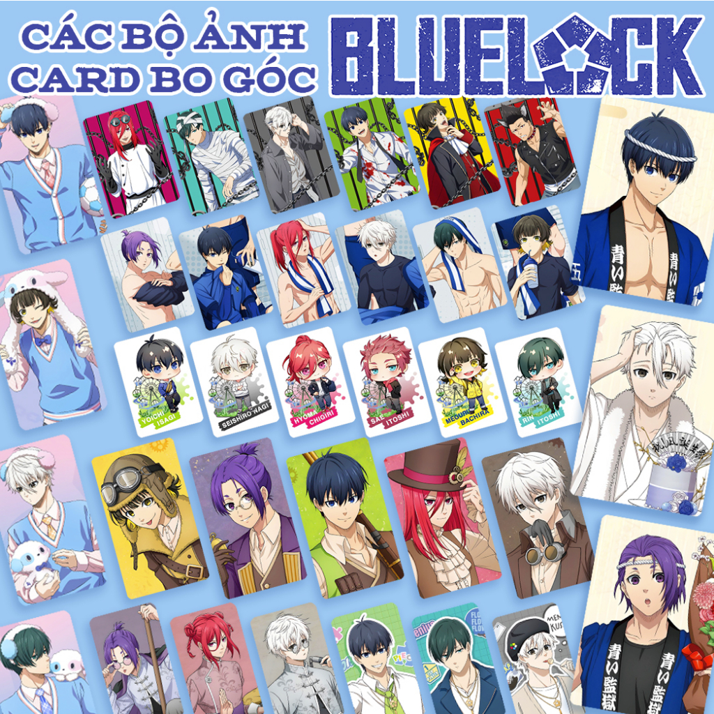 Các bộ ảnh card bo góc BLUE LOCK BLUELOCK nhiều mẫu | Shopee Việt Nam