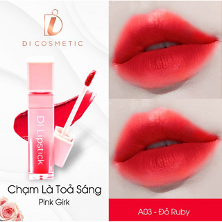 [11.11 MUA 2 TẶNG 1] A03 - Đỏ Ruby Son DI Cosmetic lì môi không chì chính hãng