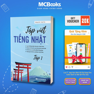 Sách - Tập viết tiếng Nhật tập 1 - MCBooks