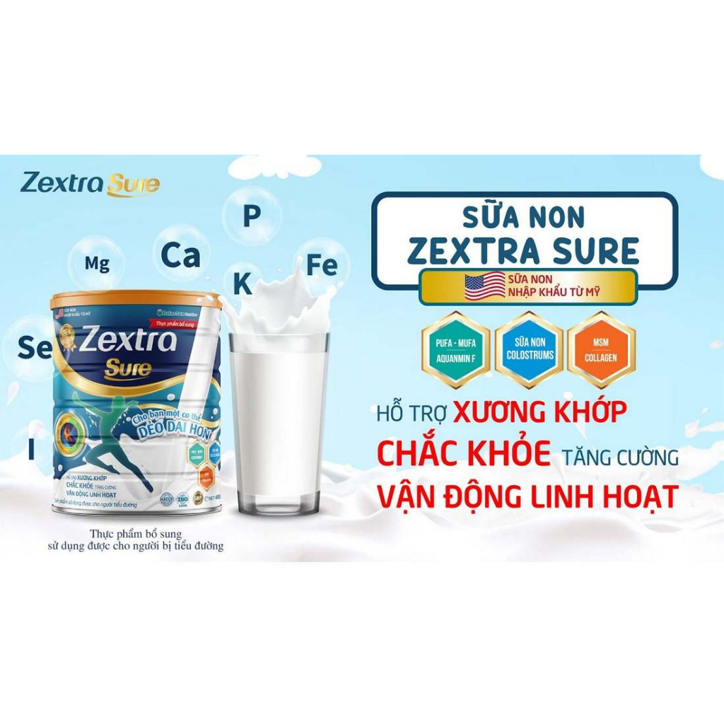 Zextra Sure- Sữa Non Xương Khớp Nhập Khẩu Từ Hoa Kỳ | Shopee Việt Nam 