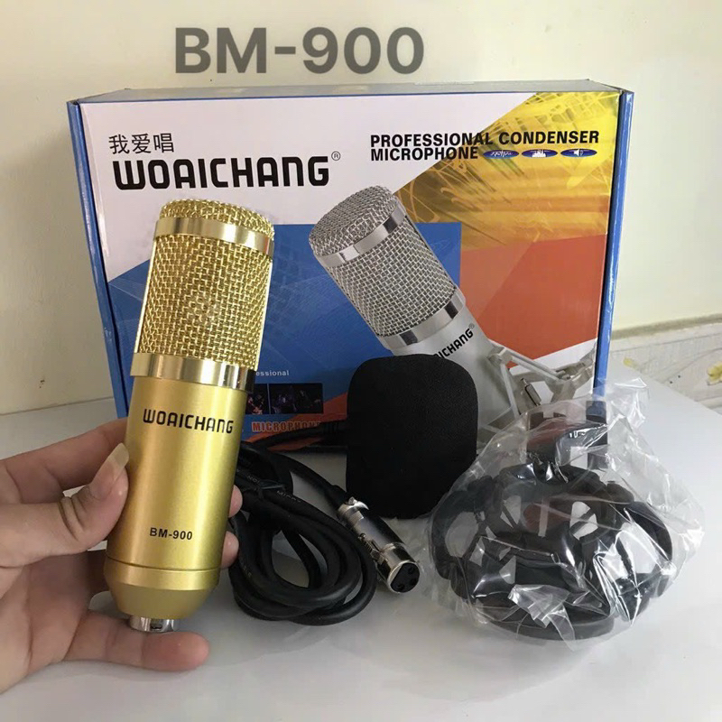 Micro Live Stream WOAICHANG BM-900 kèm Shock Mount | Shopee Việt Nam