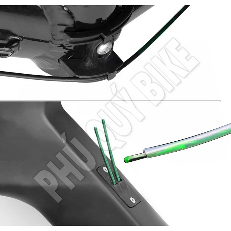 Ồng Luồn Dây Đề Dây Thắng Âm Khung Sườn Xe Đạp (3 Mét)
