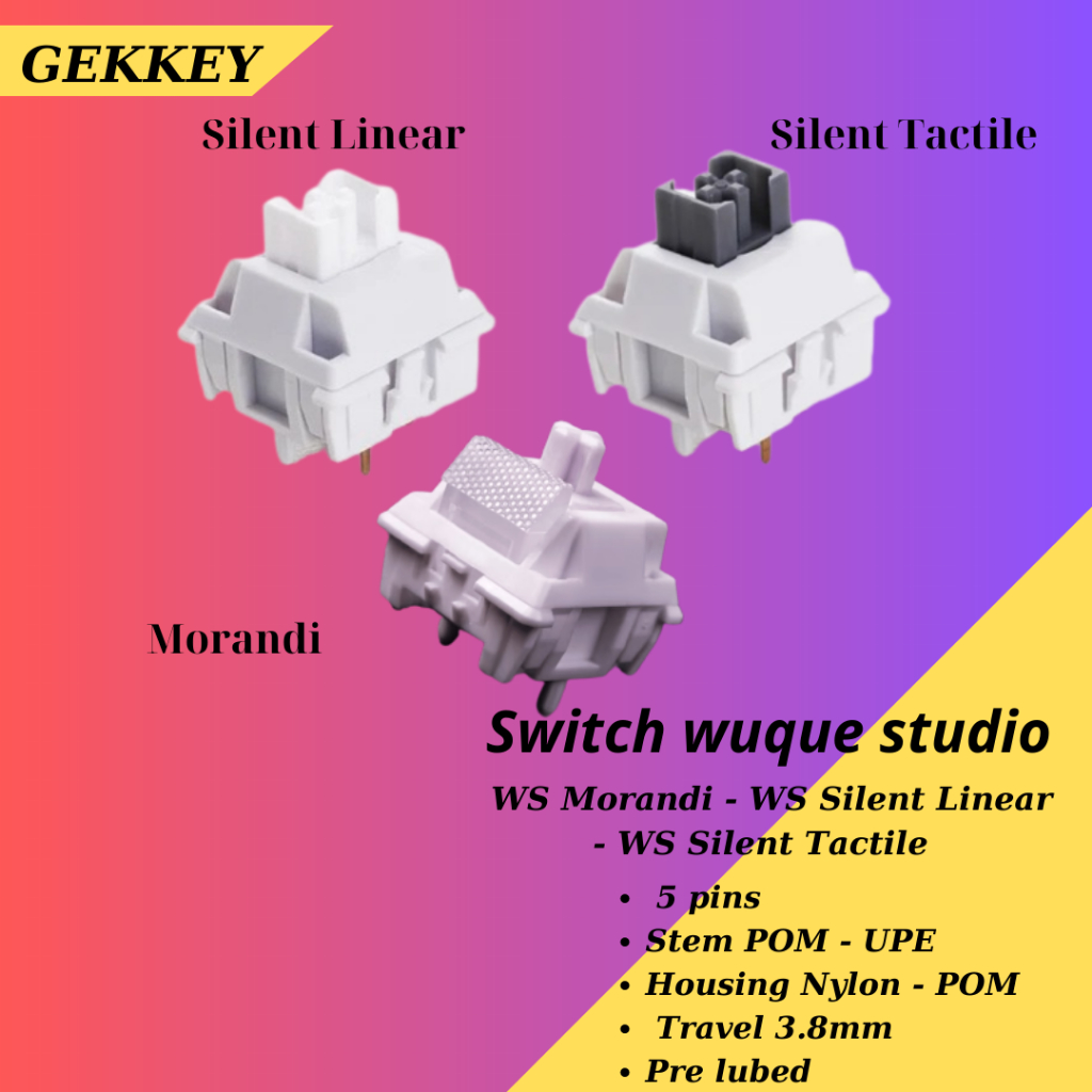 Switch Wuque Studio - WS Silent Tactile / WS Silent Linear / WS Morandi ...