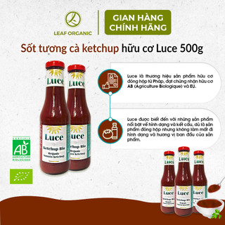 Sốt tương cà ketchup hữu cơ Luce 500g