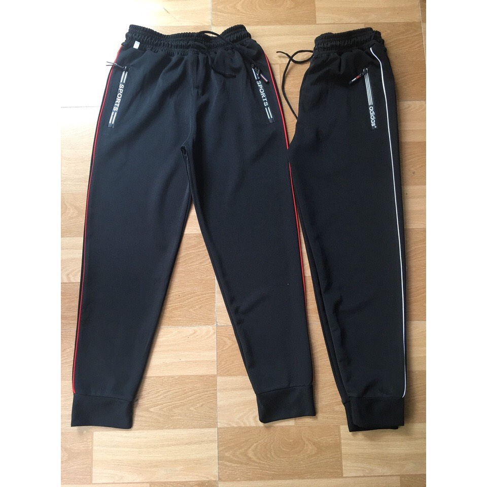 Quần jogger khóa kéo vải poly cực xịn sò có size tới 95kg