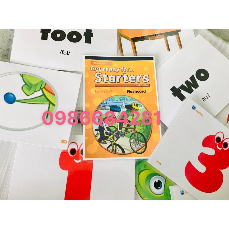 FLASHCARD GET READY FOR STARTERS, MOVERS, FLYERS | Shopee Việt Nam