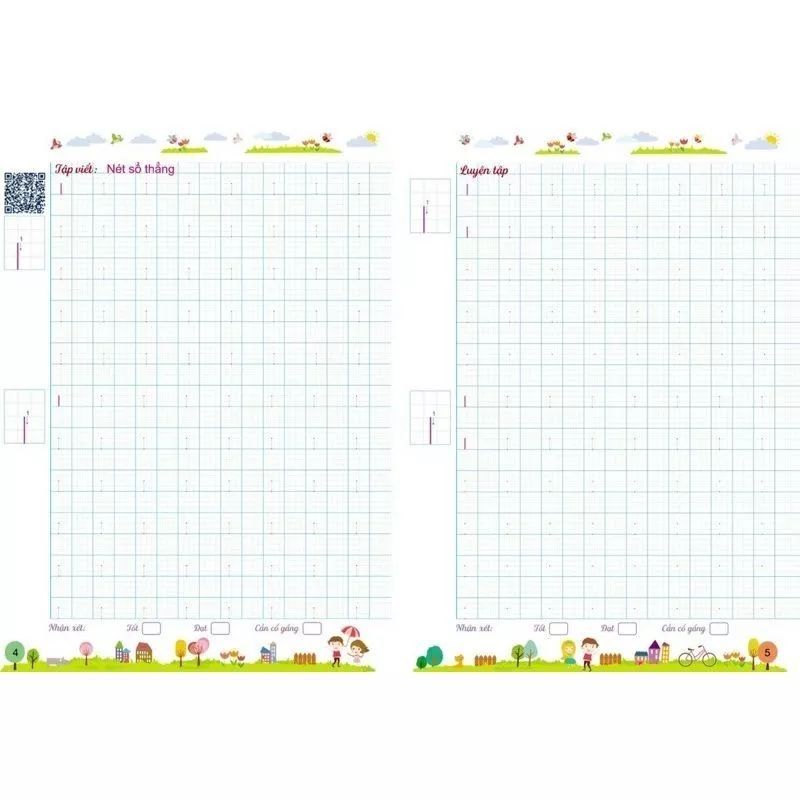 Ảnh Sách - Vở Luyện Viết Trọn Bộ Cho Bé Vào Lớp 1 - Phiên Bản Mới 5 Trong 1 2