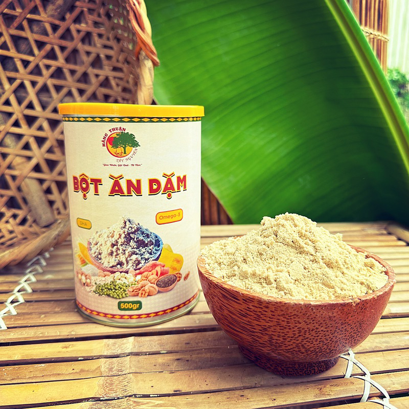 Bột Ngũ Cốc 14 Thành Phần Hạt - Ăn Dặm Cho Bé Hằng Thuận Tây Nguyên (500gram)