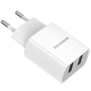 Củ sạc 2 cổng sạc usb BOROFONE Cục sạc siêu bền dùng cho phone samsung ...
