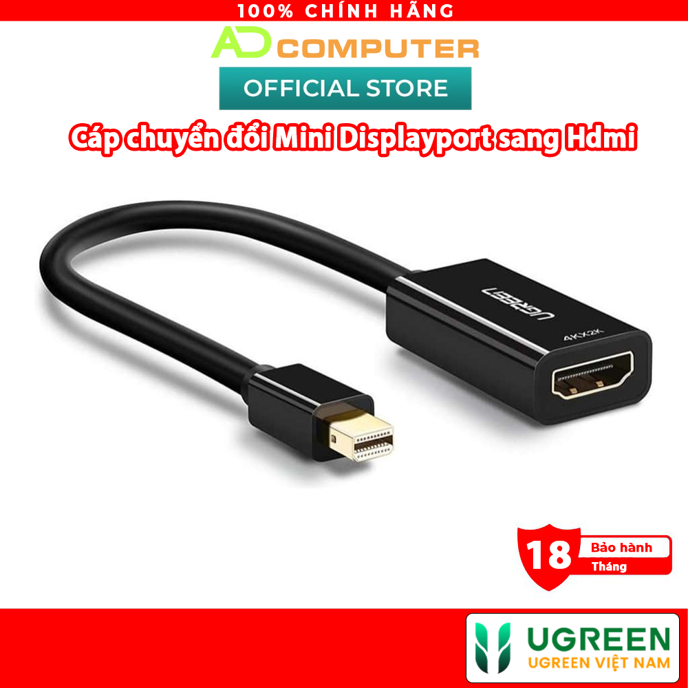 Cáp chuyển đổi Ugreen từ cổng Mini Displayport sang Hdmi 4Kx2K 40360 ...