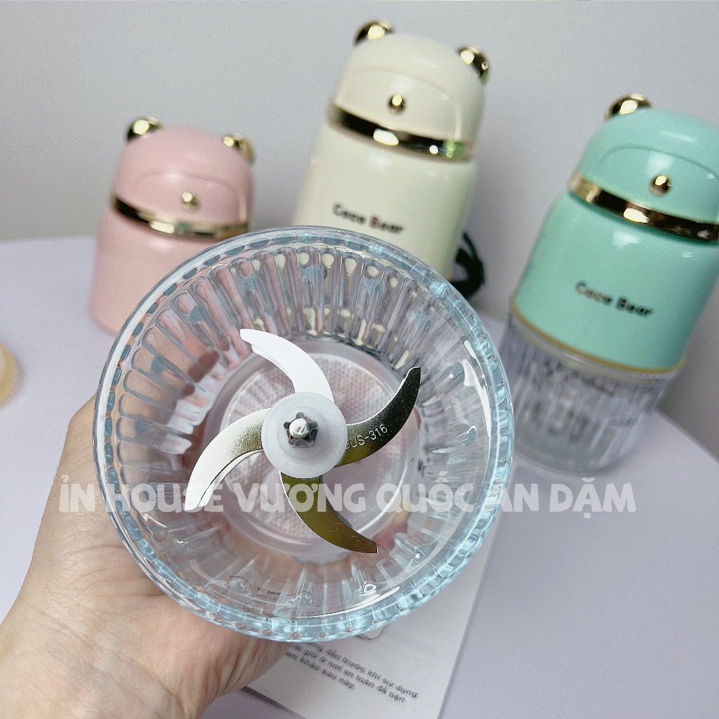 Máy xay COCOBEAR 8 lưỡi dao xay đồ ăn dặm cho bé, bảo hành 18m- ỈN House