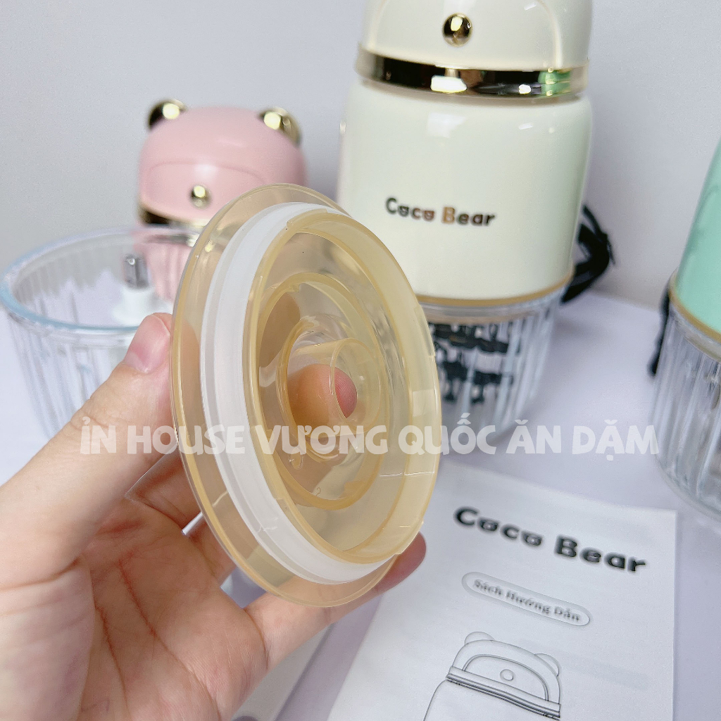 Máy xay COCOBEAR 8 lưỡi dao xay đồ ăn dặm cho bé, bảo hành 18m- ỈN House