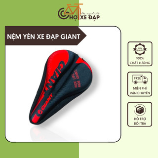 Bọc Nệm Yên Xe Đạp Chính Hãng GIANT Chất Liệu Silicon Êm Ái Siêu Dày Cao Cấp Phù Hợp Mọi Loại Yên Xe
