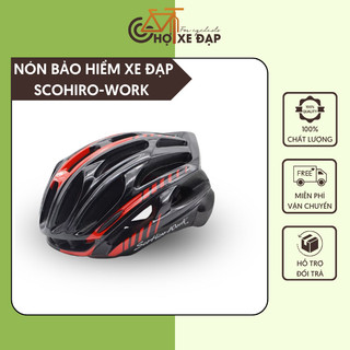 Mũ Bảo Hiểm Xe Đạp ScoHiro-Work Thoáng Khí Chất Liệu EPS Thể Thao Chống Sốc Nhẹ An Toàn Bền Đẹp Thời Trang