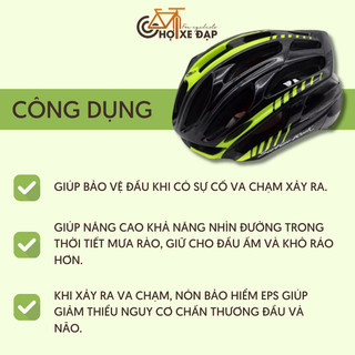 Mũ Bảo Hiểm Xe Đạp ScoHiro-Work Thoáng Khí Chất Liệu EPS Thể Thao Chống Sốc Nhẹ An Toàn Bền Đẹp Thời Trang