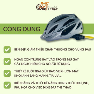 [Tặng Chuông Xe Đạp] Nón Bảo Hiểm Xe Đạp Thể Thao CAIRBULL X-Tracer Thoáng Khí Chất Liệu EPS An Toàn