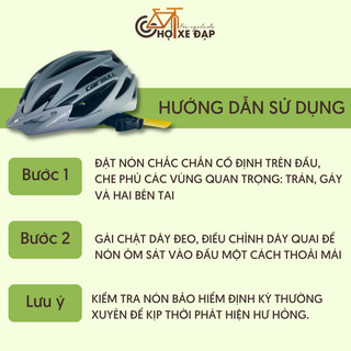 [Tặng Chuông Xe Đạp] Nón Bảo Hiểm Xe Đạp Thể Thao CAIRBULL X-Tracer Thoáng Khí Chất Liệu EPS An Toàn