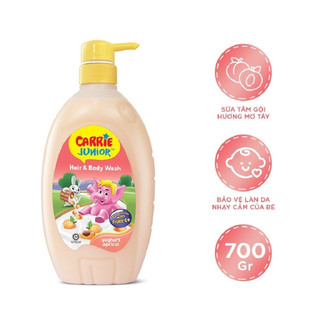 Sữa Tắm Gội Cho Bé Carrie Junior 700g có 6 Mùi