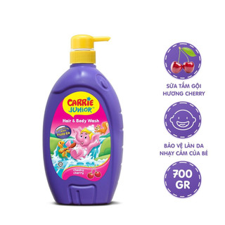 Sữa Tắm Gội Cho Bé Carrie Junior 700g có 6 Mùi