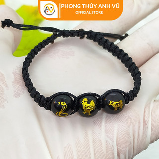 Vòng Tết Chỉ May Mắn Tam Hợp tỵ dậu sửu - Vòng tam hợp quý nhân tỵ dậu sửu - Bảo hành 12 tháng
