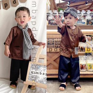 Bô quần áo trung thu cho bé (7-43kg) - Chất lụa phi bóng mềm mại cho bé