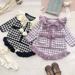 𝐀𝐩𝐫𝐢𝐥 𝐛𝐞́𝐛𝐞́ - Cutemily SET bộ len, áo khoác cadigan mùa đông giữ ấm Cho Bé Gái dễ thương