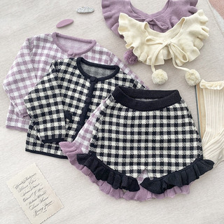 𝐀𝐩𝐫𝐢𝐥 𝐛𝐞́𝐛𝐞́ - Cutemily SET bộ len, áo khoác cadigan mùa đông giữ ấm Cho Bé Gái dễ thương