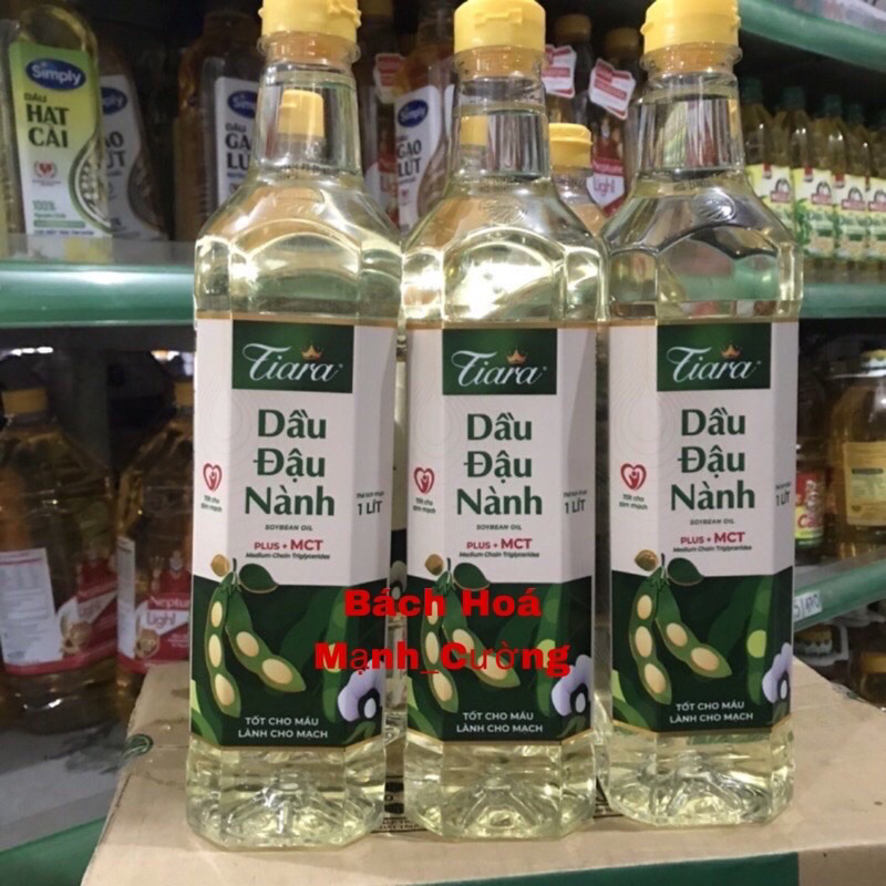 Dầu đậu nành Tiara chai 1L | Shopee Việt Nam