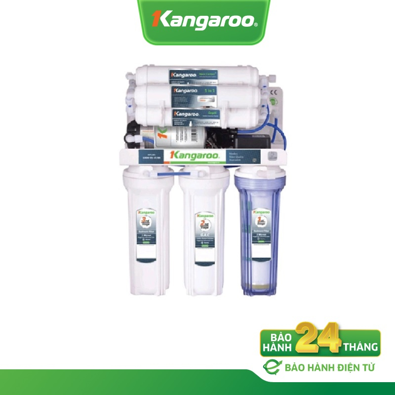 [LẮP ĐẶT 0Đ HN] Máy lọc nước Hydrogen Kangaroo RO 10 lõi KG100HG - không vỏ