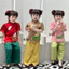 Bộ quần áo trẻ em TB366 Đồ bộ bà ba thêu hoa sen cho bé gái xinh xắn