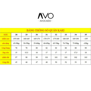 Quần Kaki dài Nam CAO CẤP Chất Đẹp Dáng Âu Co Dãn Slimfit màu đen xanh dáng ôm gọn, đứng form cao cấp Avocado
