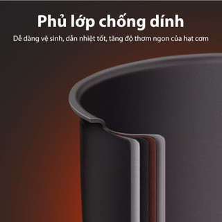 (BH 1 Năm) Nồi cơm điện Samono 1L 500W cho 2-4 người, nấu cơm nhanh chóng, thích hợp cho gia đình nhỏ SW-RCEC10