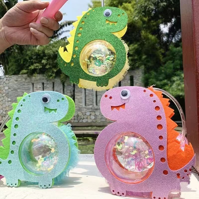 Lồng Đèn Nhựa Phát Sáng Có Nhạc Cho Bé Đồ Chơi Trung Thu Vui Trung Thu Ngựa Pony Khủng Long - Đồ Chơi Cho Bé PUKAPI