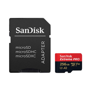 Thẻ nhớ SanDisk Extreme Pro microSDXC 64GB/256GB/512GB (SDSQXCD-256G-GN6MA) (Có adaptor) (Bảo hành 60 tháng)