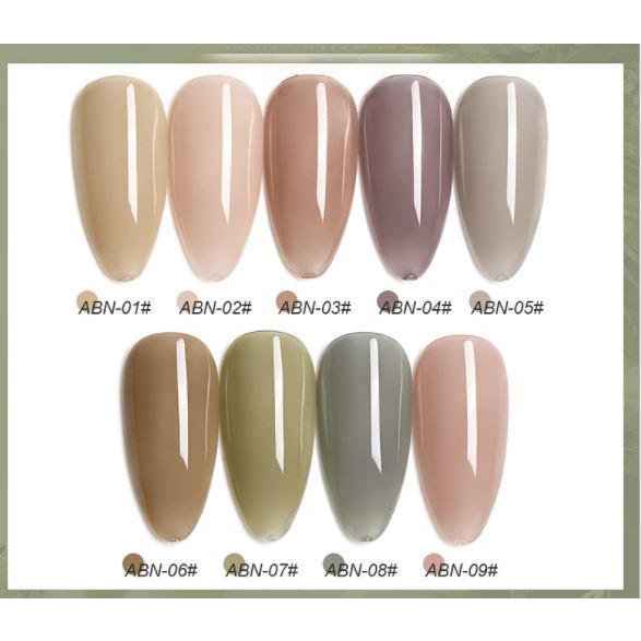 Sơn gel AS mã ABN 9 chai đỏ nhọn chọn lẻ 15ml siêu HOT