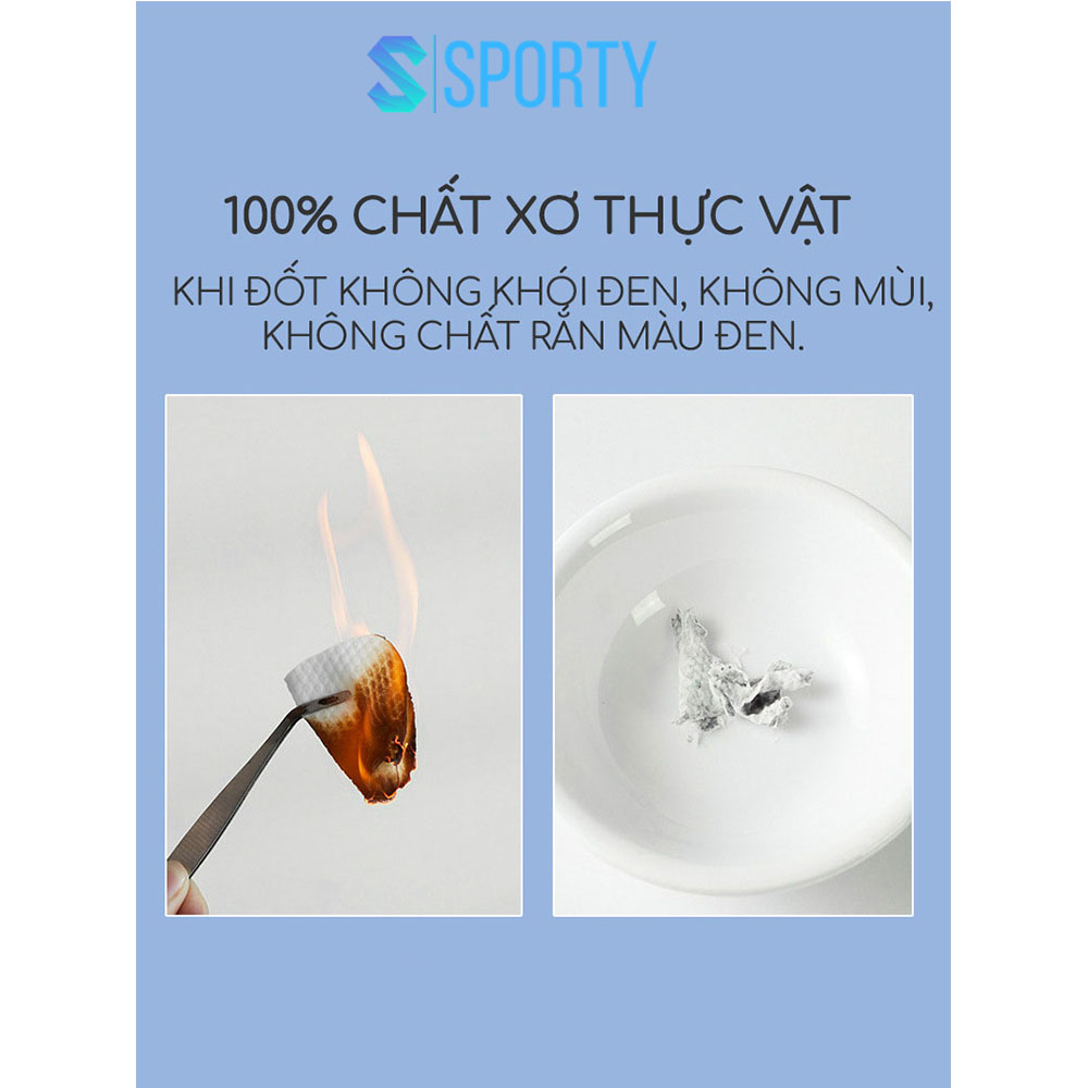 Khăn tắm và khăn mặt SPORTY nhỏ gọn làm từ vải không dệt thấm hút nhanh, tái sử dụng nhiều lần