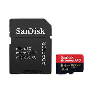 Thẻ nhớ SanDisk Extreme Pro microSDXC 64GB/256GB/512GB (SDSQXCD-256G-GN6MA) (Có adaptor) (Bảo hành 60 tháng)