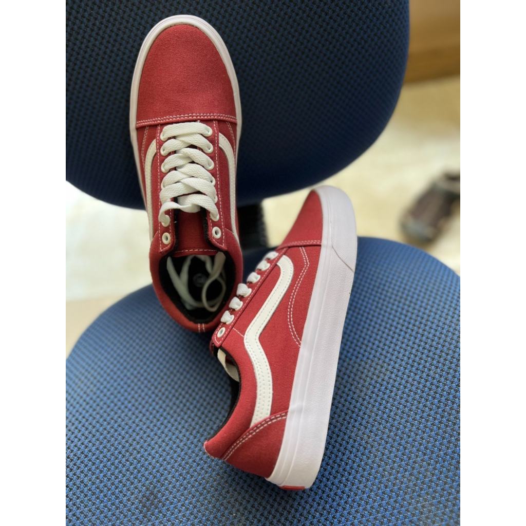 Vans classic shop đỏ mận