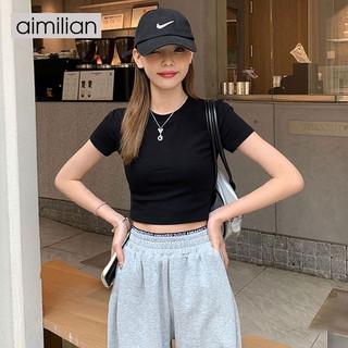 Áo Croptop Thun Tăm Chất Bozip Trơn Nữ