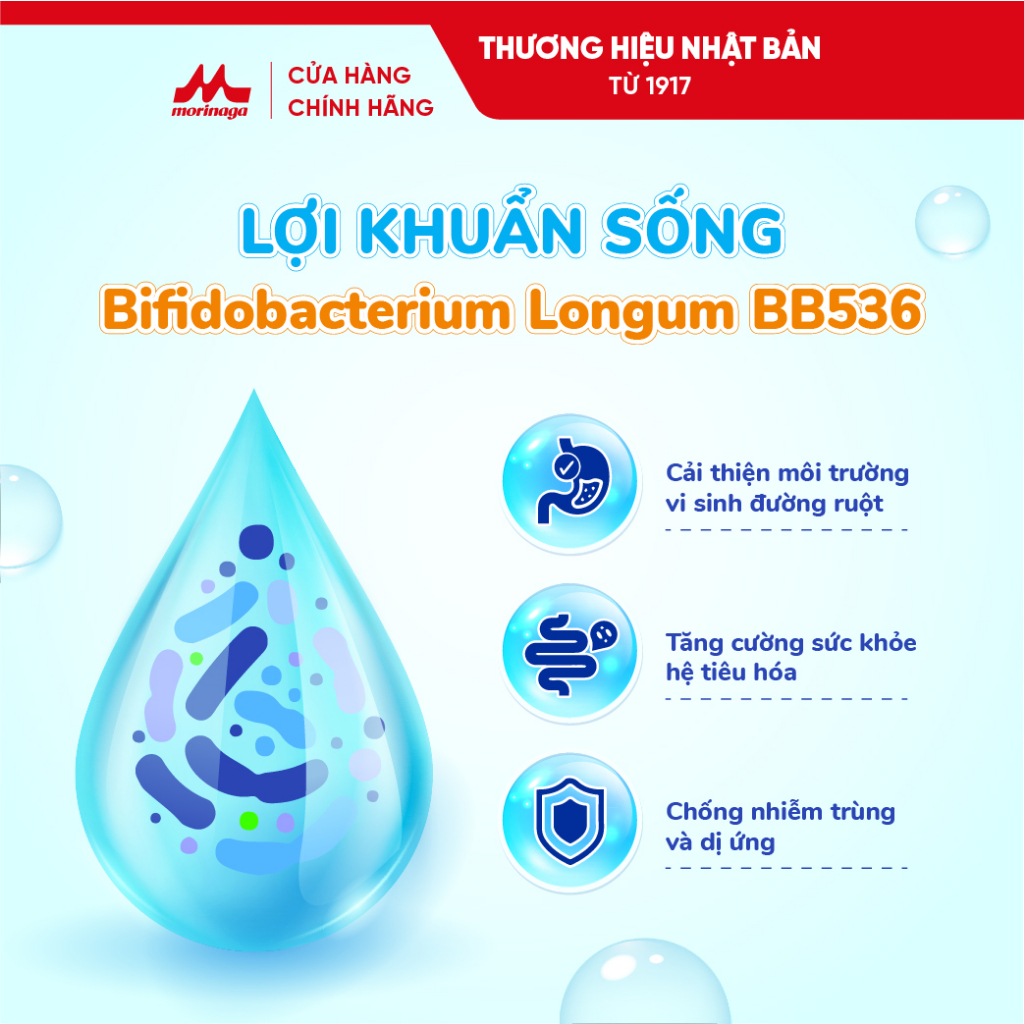 Ảnh Bột Men Vi Sinh Bổ Sung Lợi Khuẩn BB536 Morinaga 2