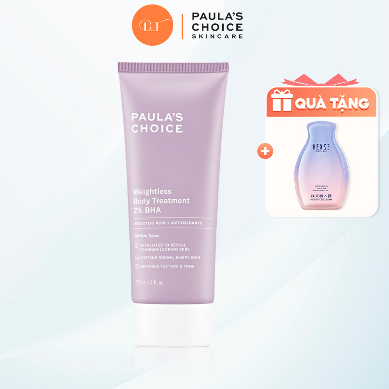 Loại bỏ tế bào chết Paula’s Choice Weightless Body Treatment 2% BHA ...