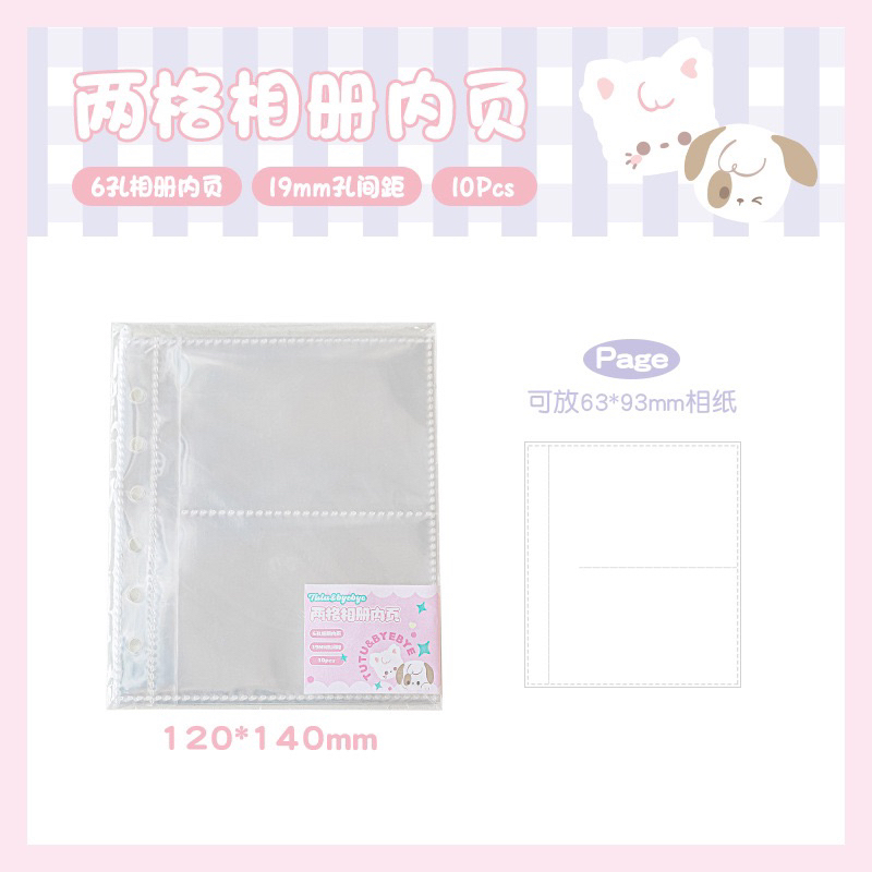 Binder A7 RosyPosy Tutu&amp;Byebye kèm sheet + giấy / Sổ còng A7 đựng ảnh ...