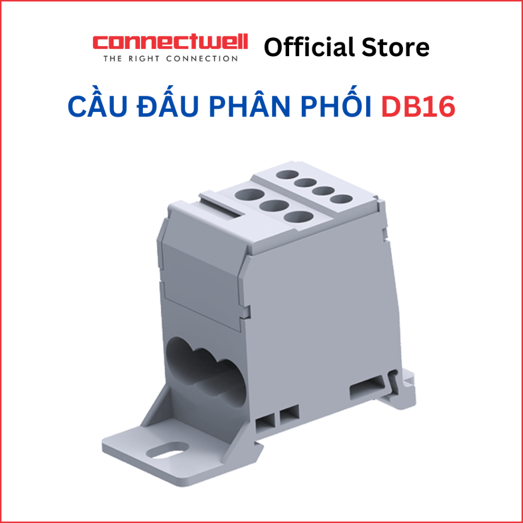 Cầu đấu chia nguồn, hộp đấu nối điện DB16 hãng Connectwell | Shopee ...